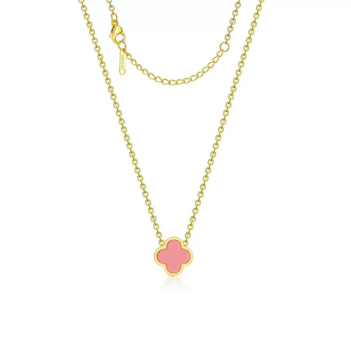 4 style icon necklace rose - dorie jewelry